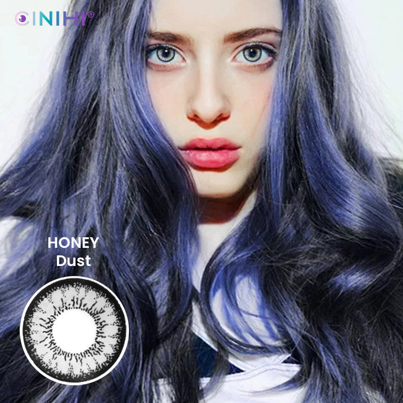 Honey Gray Cosmetic Colored Contact Lenses