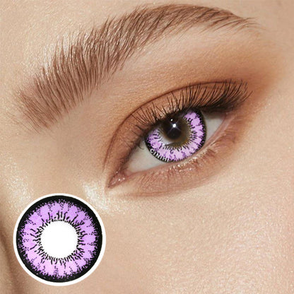 Honey Purple Cosmetic Colored Contact Lenses