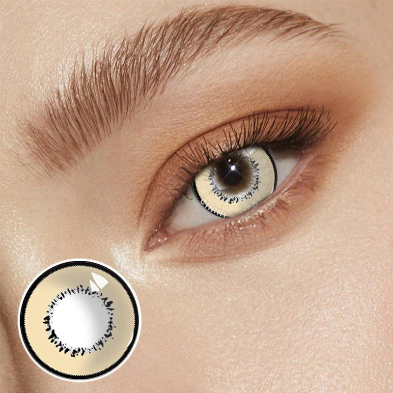 Harajuku Storm Brown Cosmetic Colored Contact Lenses