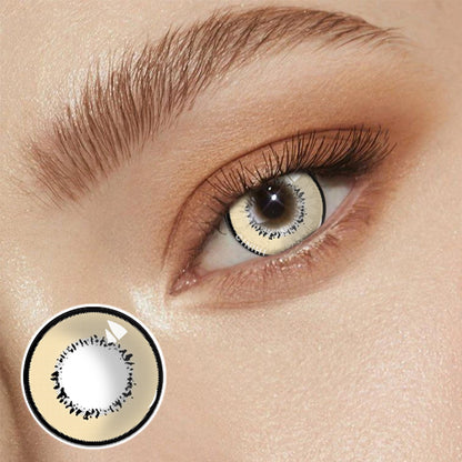 Harajuku Storm Brown Cosmetic Colored Contact Lenses