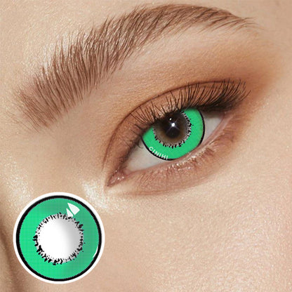 Harajuku Storm Green Cosmetic Colored Contact Lenses