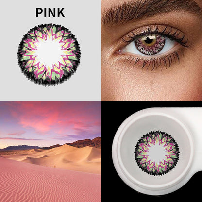 Milk Shake Pink Cosmetic Colored Contact Lenses