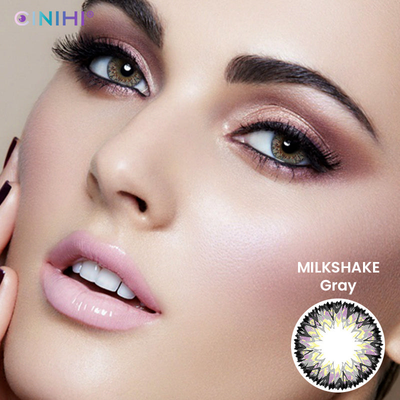 Milk Shake Gray Cosmetic Colored Contact Lenses