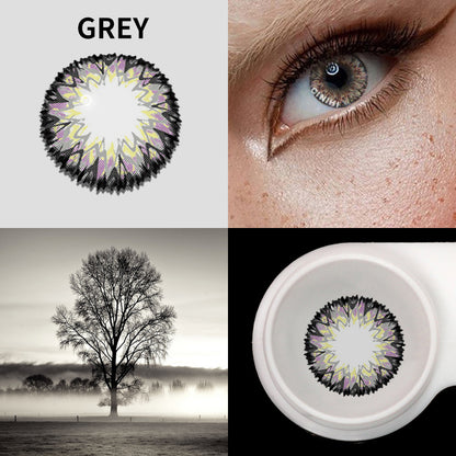 Milk Shake Gray Cosmetic Colored Contact Lenses