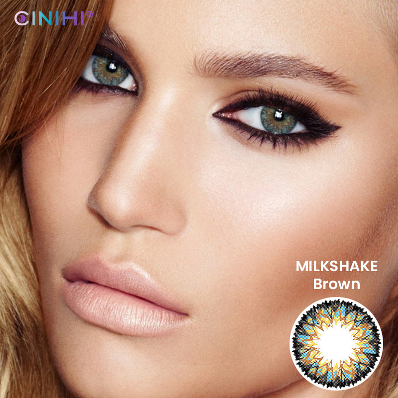 Milk Shake Brown Cosmetic Colored Contact Lenses