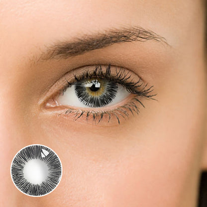 Sunny Tri-colored Black Cosmetic Colored Contact Lenses