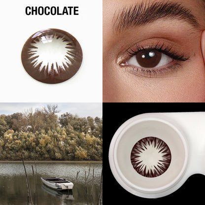 Dandelion Chocolate Cosmetic Colored Contact Lenses