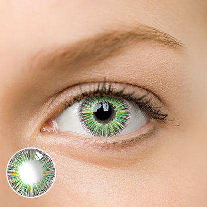 Dandelion Green Cosmetic Colored Contact Lenses