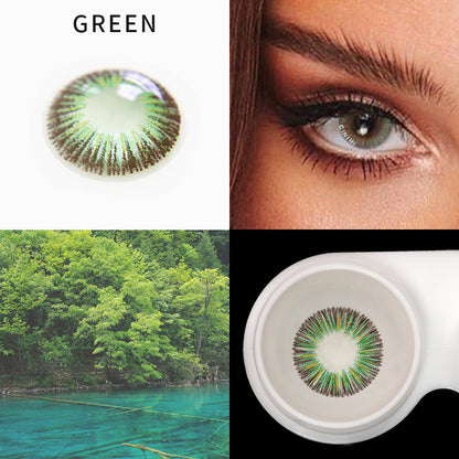 Dandelion Green Cosmetic Colored Contact Lenses