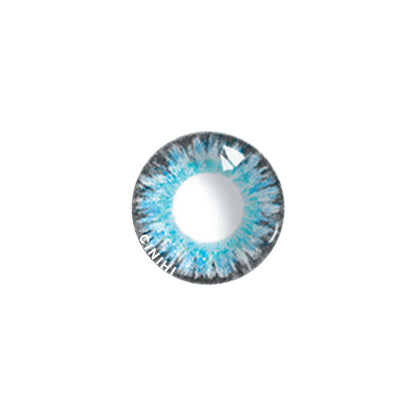 Milk Powder Blue Cosmetic Colored Contact Lenses