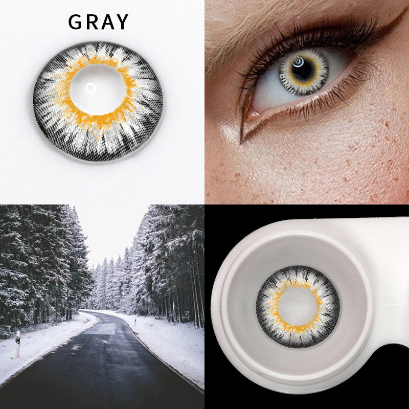 Milk Powder Gray Cosmetic Colored Contact Lenses